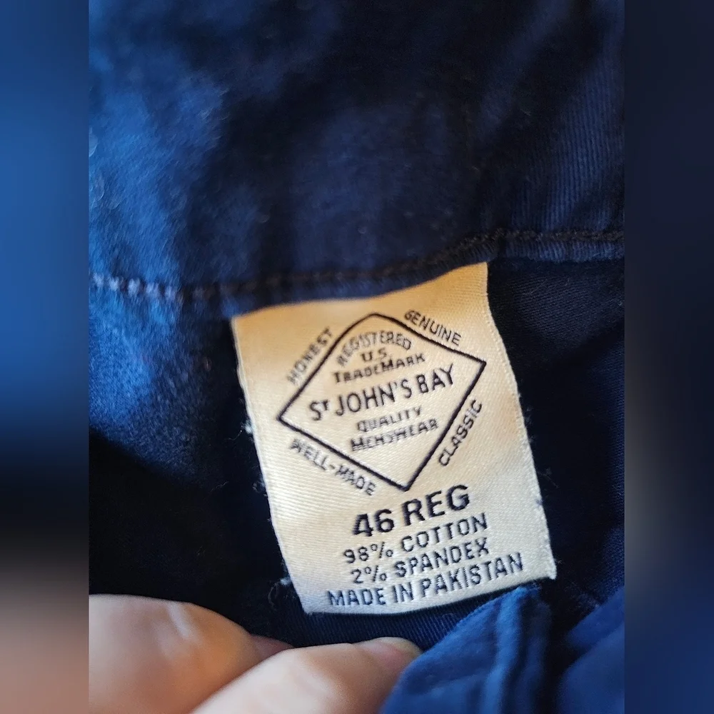 St. John's Bay Navy Cargo Shorts